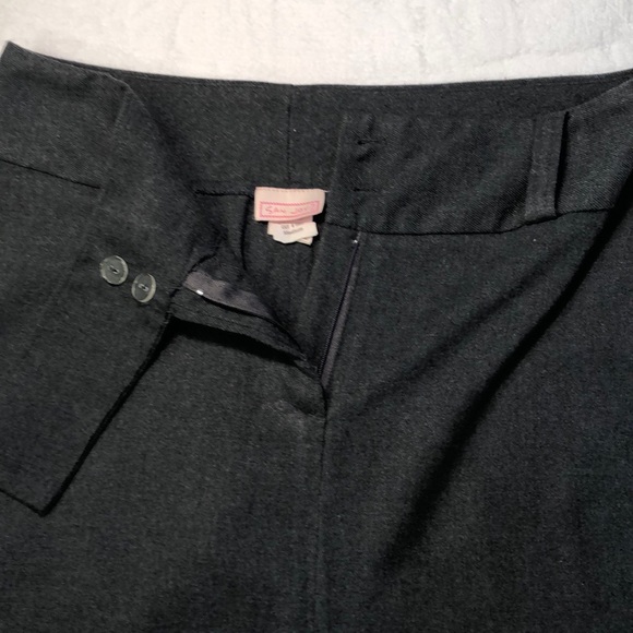 Dark Gray A-Line Pleated Skirt - Picture 4 of 5